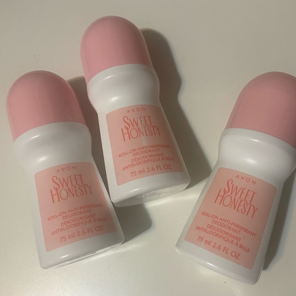 Avon Sweet Honesty- Roll on Deodorant- set of 3